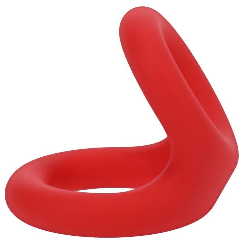 Uplift Silicone Cock Ring Crimson - Naughty by Nature Adult Store