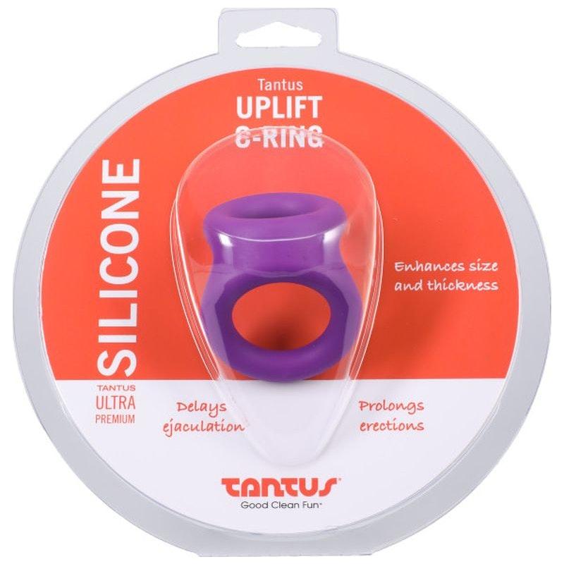Uplift Silicone Cock Ring Lilac - Adult Toys