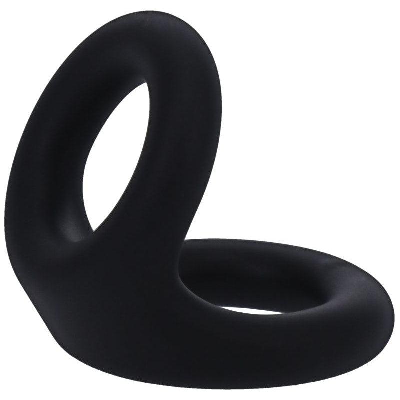 Uplift Silicone Cock Ring Onyx - Naughty by Nature Adult Store