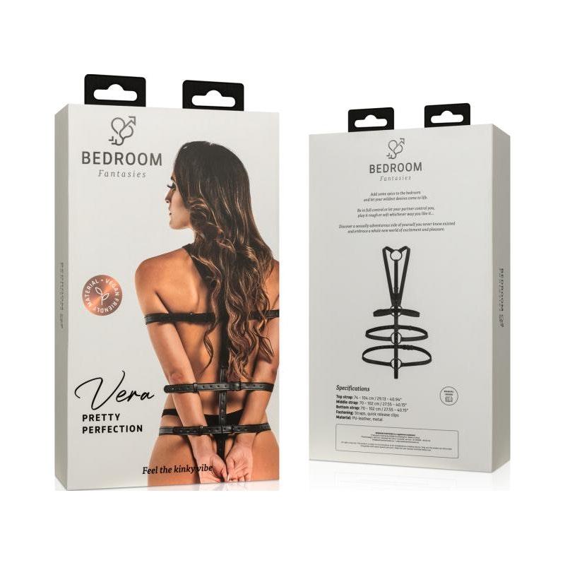 Vera Bondage Harness Black - Adult Toys