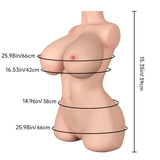 Veronica Big Boob Mini Silicone Sex Doll Torso - Sex Doll