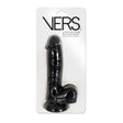 VERS Liquid Silicone Suction Dildo - 20 cm with Internal Steel Balls - DONGS