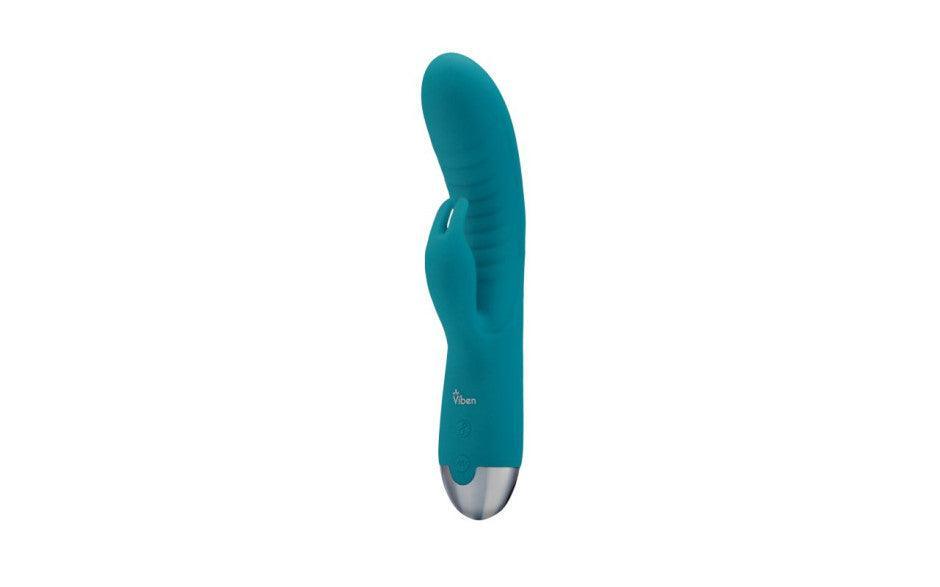 Viben Alluring Come Hither Rabbit Vibe Ocean - Adult Toys