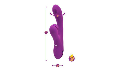 Viben Dazzle Rechargeable Thumping Rabbit Berry - Naughty by Nature Adult Store