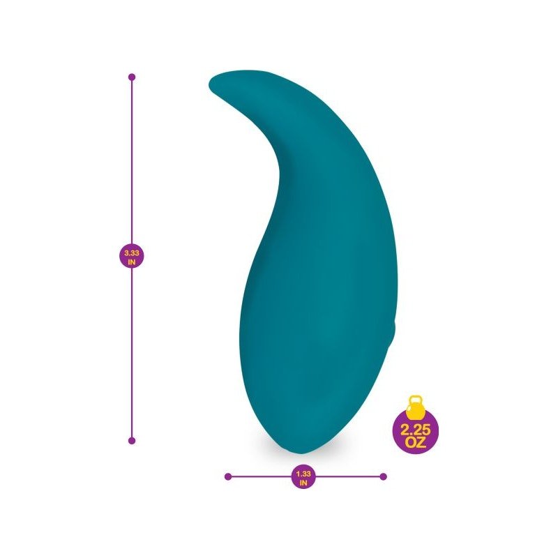 Viben Elated Pinpoint Rechargeable Vibe Ocean - Adult Toys