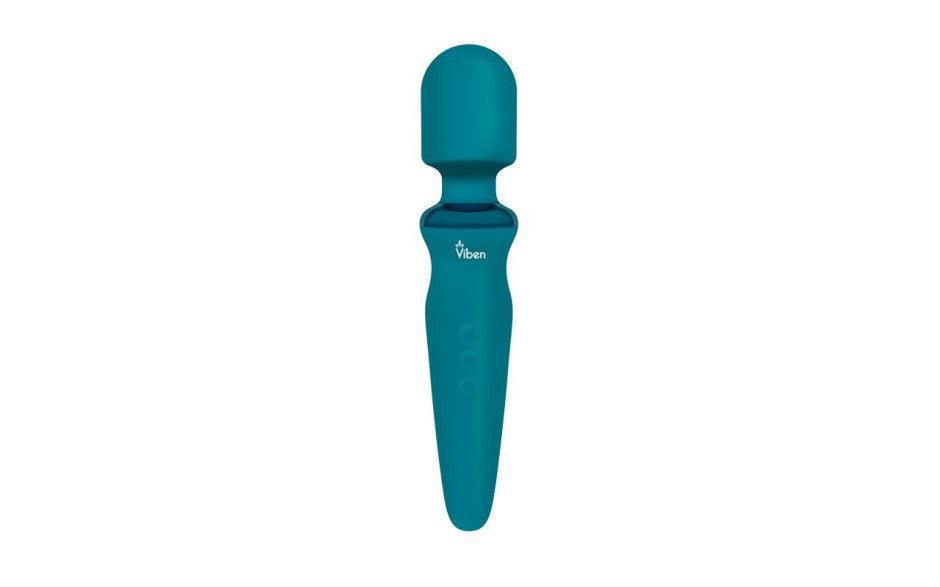 Viben Fierce Rechargeable Wand Massager Ocean - Adult Toys