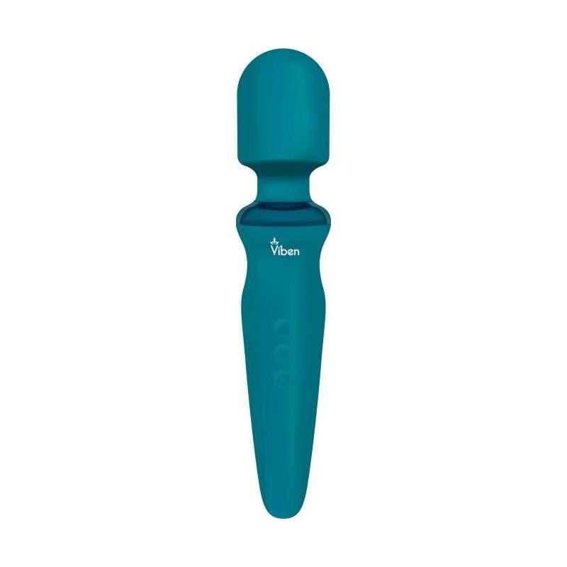 Viben Fierce Rechargeable Wand Massager Ocean - Adult Toys