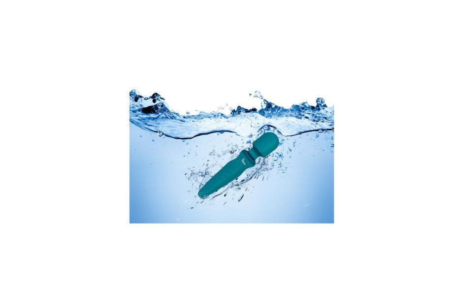 Viben Fierce Rechargeable Wand Massager Ocean - Adult Toys