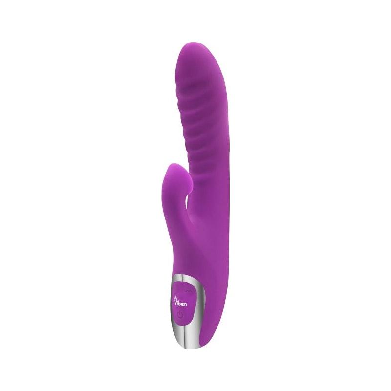 Viben Frenzy Suction Rabbit Vibe Berry - Naughty by Nature Adult Store