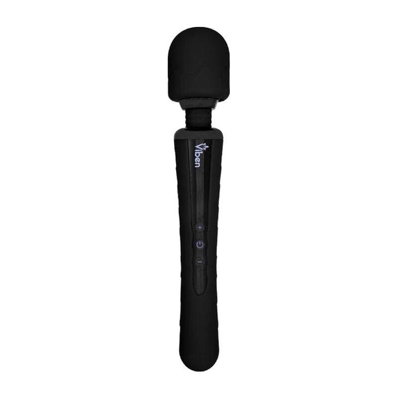 Viben Obsession Rechargeable Wand Massager Black - Adult Toys
