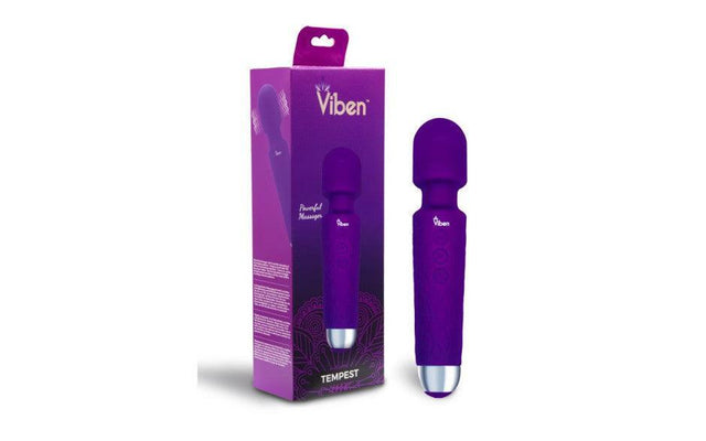 Viben Tempest Travel Wand Massager Violet - Naughty by Nature Adult Store