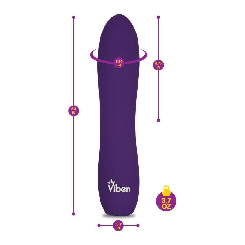 Viben Vivacious Rumble Motor Rechargeable Bullet Violet - Naughty by Nature Adult Store