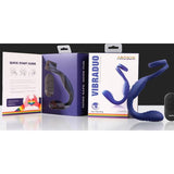 VibraDuo Vibrating Anal Probe and Perineum Stim with Cockring - Naughty by Nature Adult Store