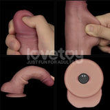 Vibrating Sliding Skin Pro II Silicone Dong 8.5 - Adult Toys