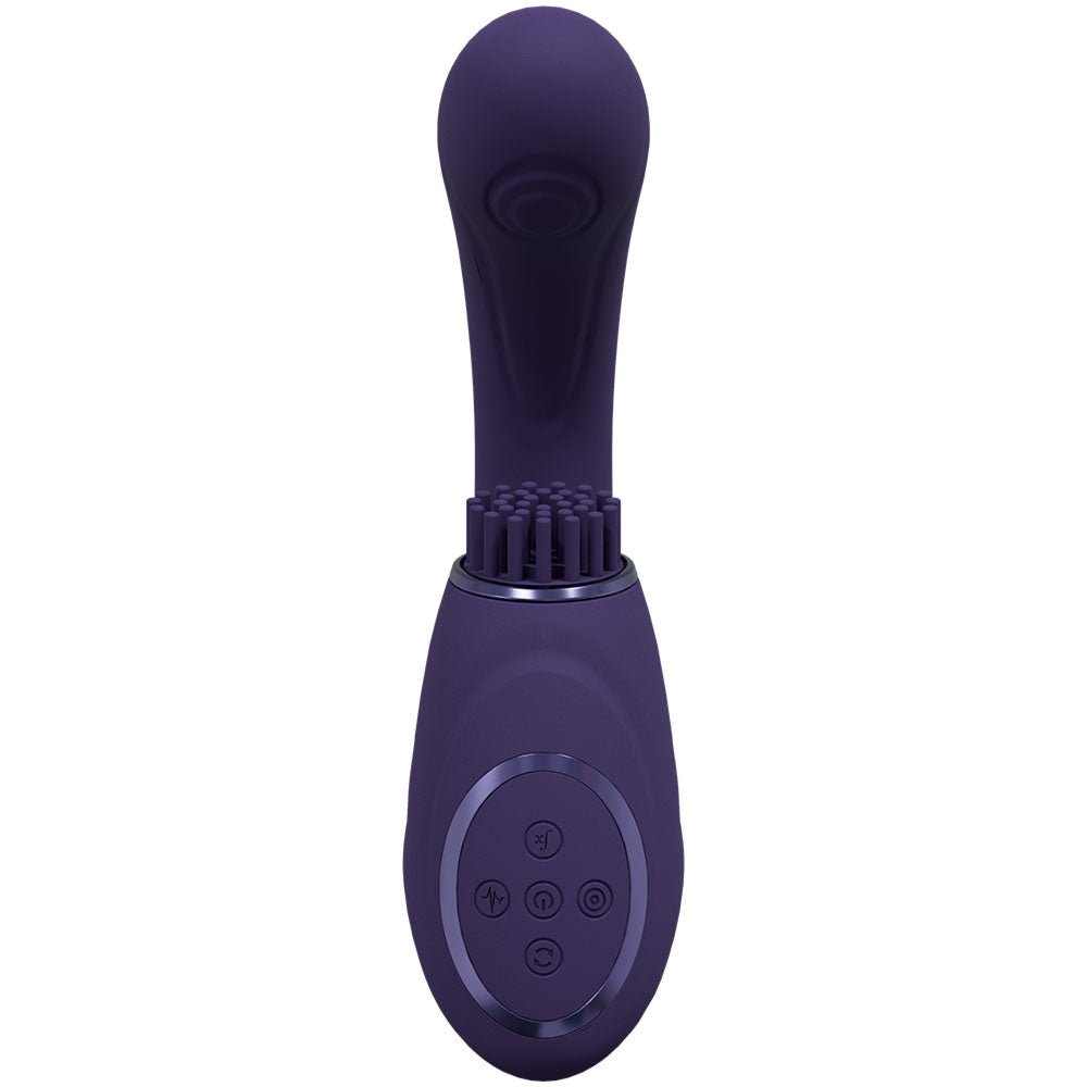 VIVE Gen - Purple Rechargeable Triple Motor Vibrator - VIBRATORS