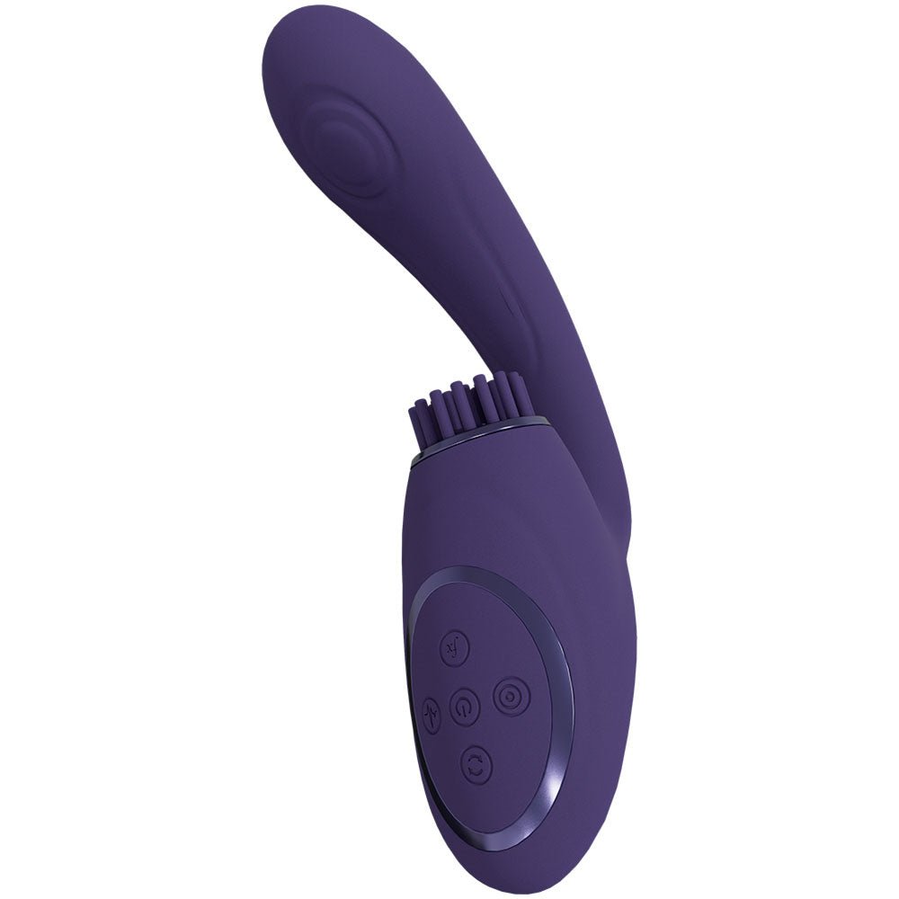 VIVE Gen - Purple Rechargeable Triple Motor Vibrator - VIBRATORS