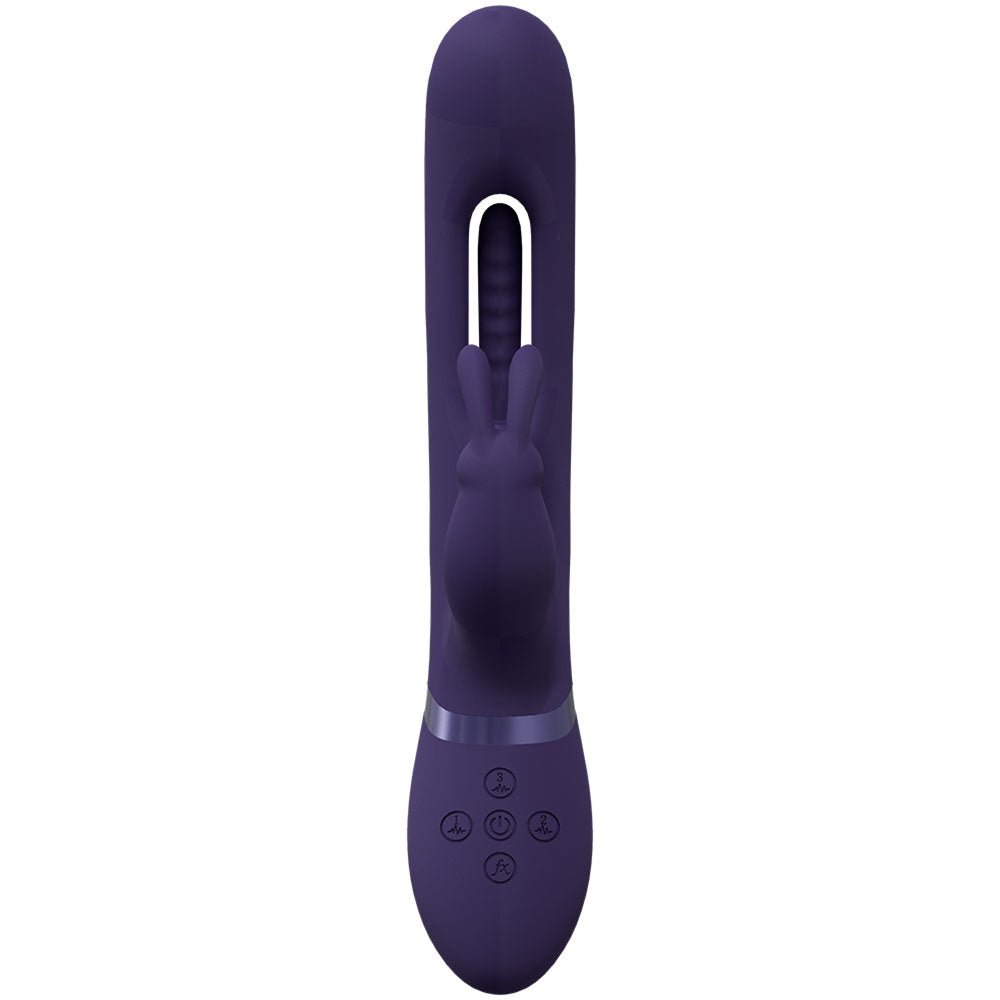 VIVE Mika - USB Rechargeable Rabbit Vibrator with Flapping Shaft - VIBRATORS