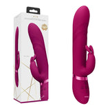 VIVE Nari - Pink 24.1 cm USB Rechargeable Rabbit Vibrator - VIBRATORS