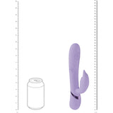 VIVE Pallina - Purple Rechargeable Tapping Rabbit Vibrator - VIBRATORS