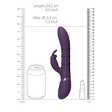 VIVE Sora - Purple 24.2 cm USB Rechargeable Rabbit Vibrator - VIBRATORS
