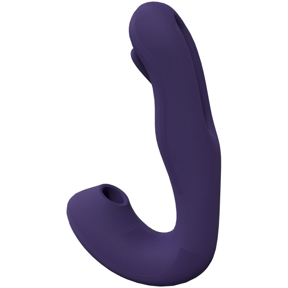 VIVE Yuna - Purple Flapping Vibrator with Air Pulsation - VIBRATORS