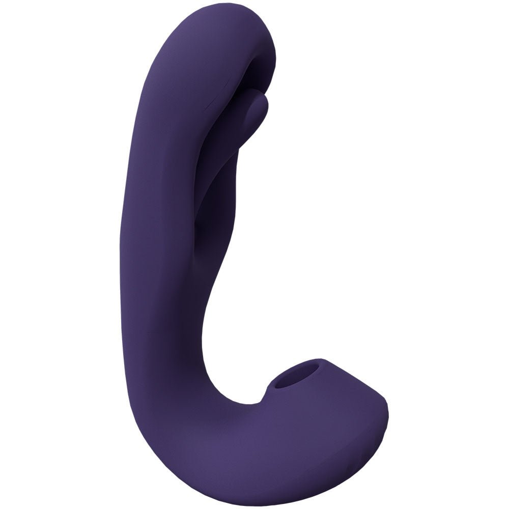 VIVE Yuna - Purple Flapping Vibrator with Air Pulsation - VIBRATORS