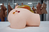 Fantasy Horse Tail Platinum Silicone Sex Torso With Dual Open Ends