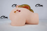 Fantasy Horse Tail Platinum Silicone Sex Torso With Dual Open Ends