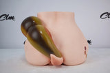 Fantasy Horse Tail Platinum Silicone Sex Torso With Dual Open Ends