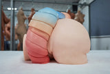 Anime Horse Tail Platinum Silicone Gradient Buttplug Torso