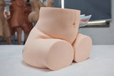 Large Fantasy Horse Tail Silicone Sex Toy Torso Dual Channel Design