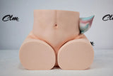 Large Fantasy Horse Tail Silicone Sex Toy Torso Dual Channel Design