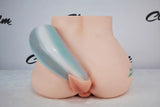 Large Fantasy Horse Tail Silicone Sex Toy Torso Dual Channel Design