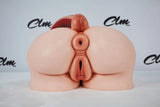 Premium Fantasy Horse Tail Silicone Torso With Dual Channel Buttplug
