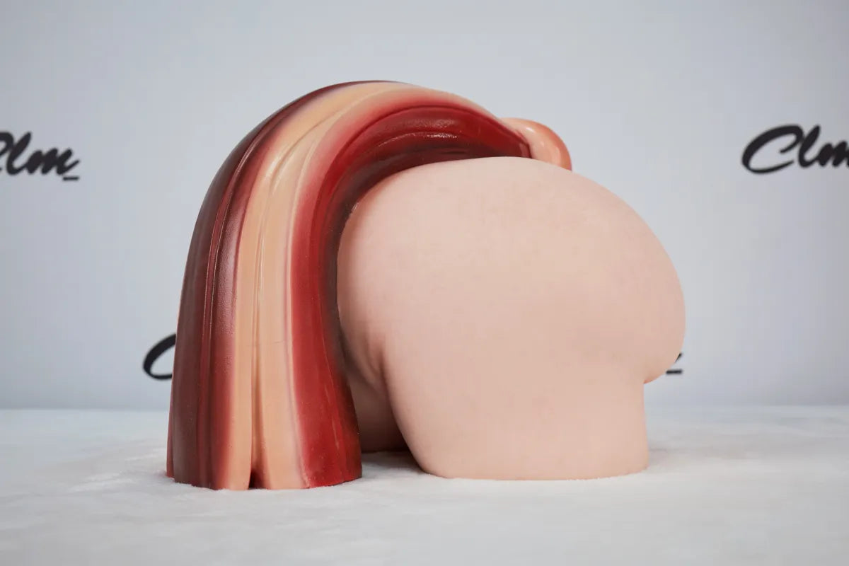 Premium Fantasy Horse Tail Silicone Torso With Dual Channel Buttplug