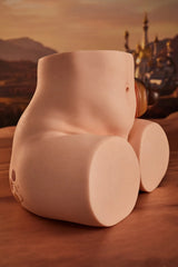 Fantasy Horse Tail Platinum Silicone Sex Torso With Dual Open Ends