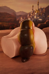 Fantasy Horse Tail Platinum Silicone Sex Torso With Dual Open Ends