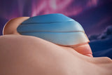 Anime Horse Tail Platinum Silicone Gradient Buttplug Torso