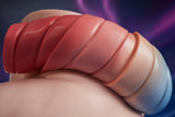 Anime Horse Tail Platinum Silicone Gradient Buttplug Torso