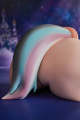 Large Fantasy Horse Tail Silicone Sex Toy Torso Dual Channel Design