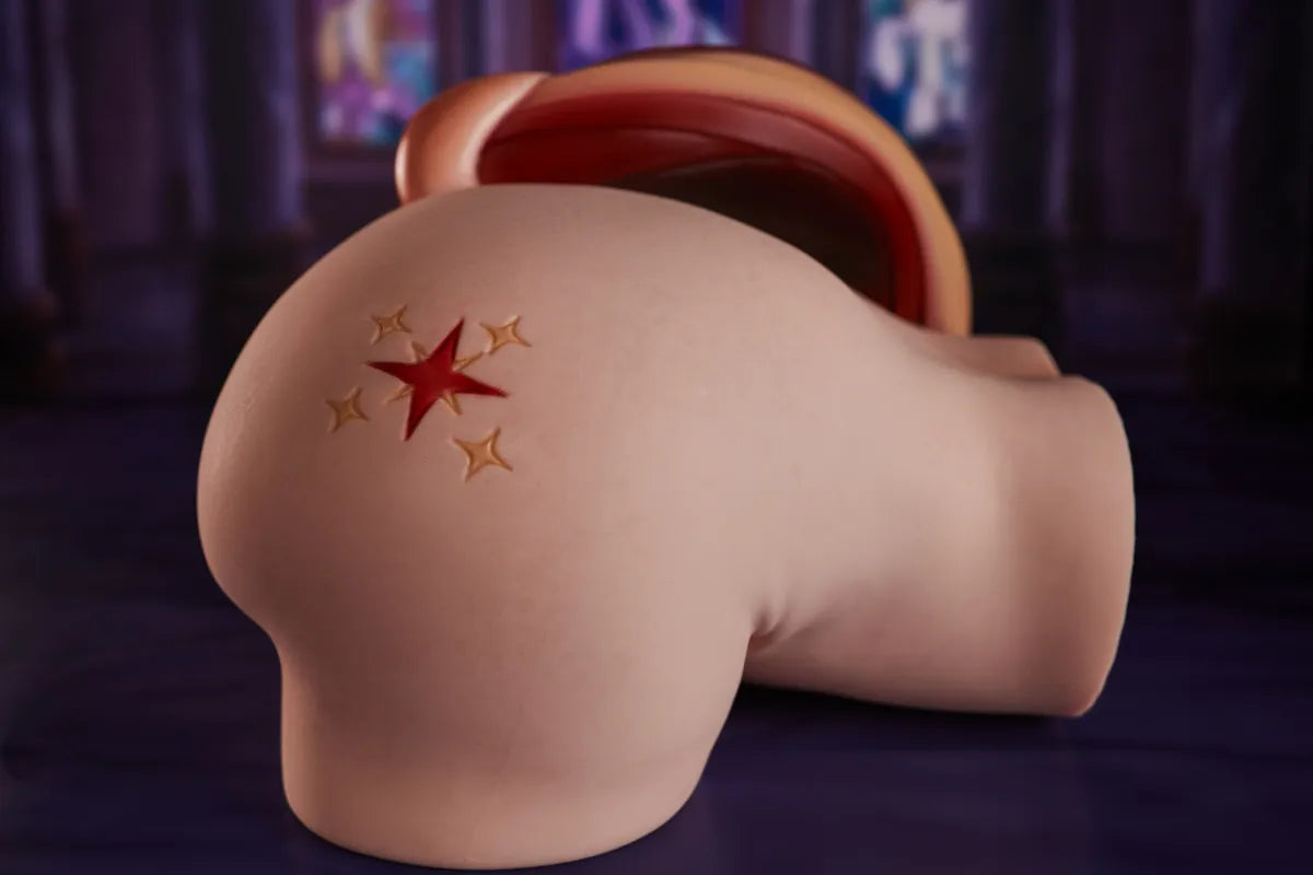 Premium Fantasy Horse Tail Silicone Torso With Dual Channel Buttplug