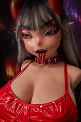 Ultra Lightweight Anime Silicone Sex Doll Torso Meru Optional Head