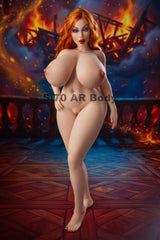 BBW Mini Silicone Sex Doll Vampire Queen Diana CLM AR Or SP Version