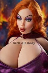 BBW Mini Silicone Sex Doll Vampire Queen Diana CLM AR Or SP Version