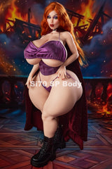 BBW Mini Silicone Sex Doll Vampire Queen Diana CLM AR Or SP Version