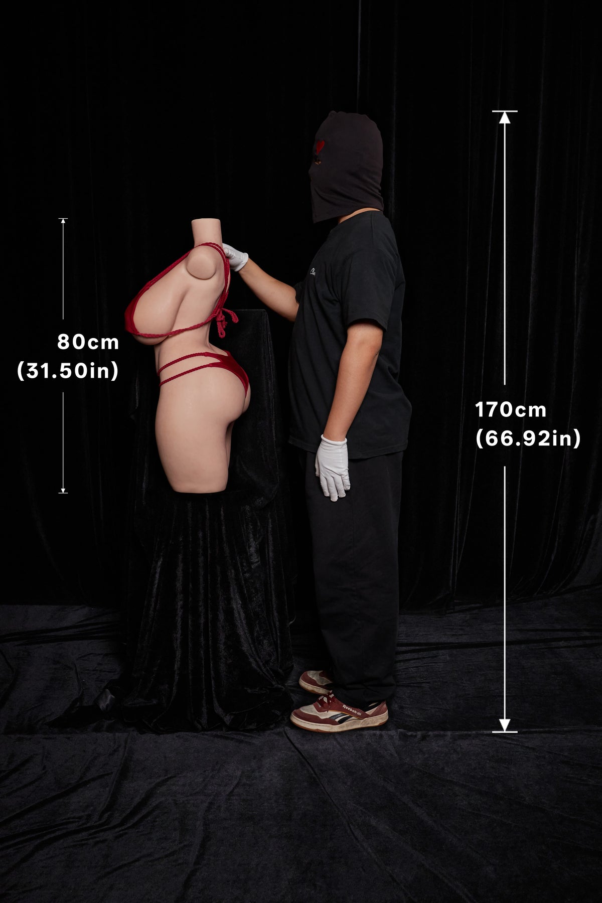 Ultra Lightweight BBW Silicone Sex Doll Torso Rhea Head Optional