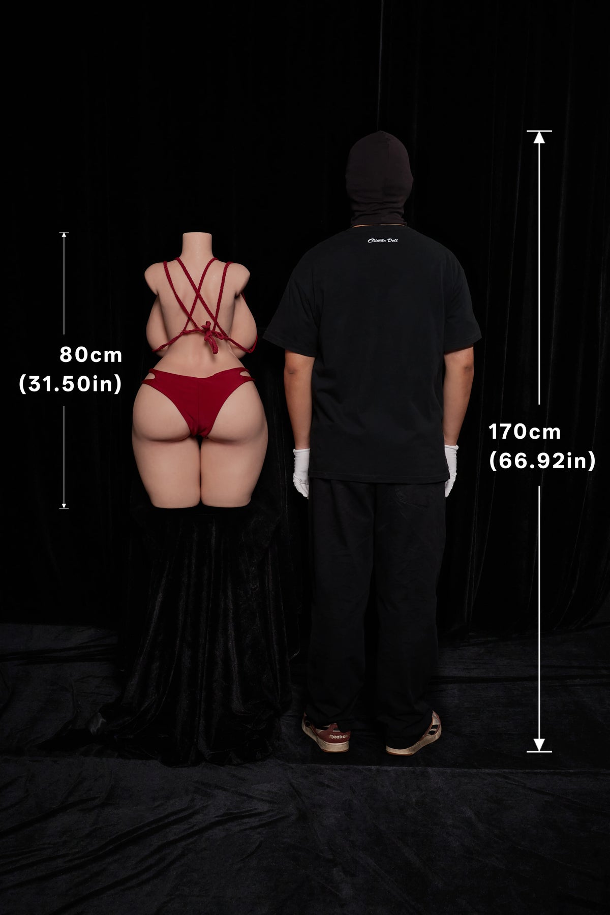 Ultra Lightweight BBW Silicone Sex Doll Torso Rhea Head Optional