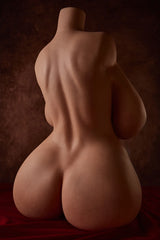 Ultra Lightweight Silicone Sex Torso Big Tits Realistic Curve Model Uw58