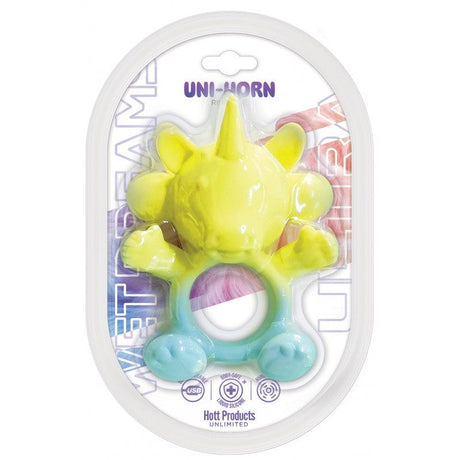 Wet Dreams Ultra 20 Mode USB Silicone UniHorn Cock Ring - Adult Toys