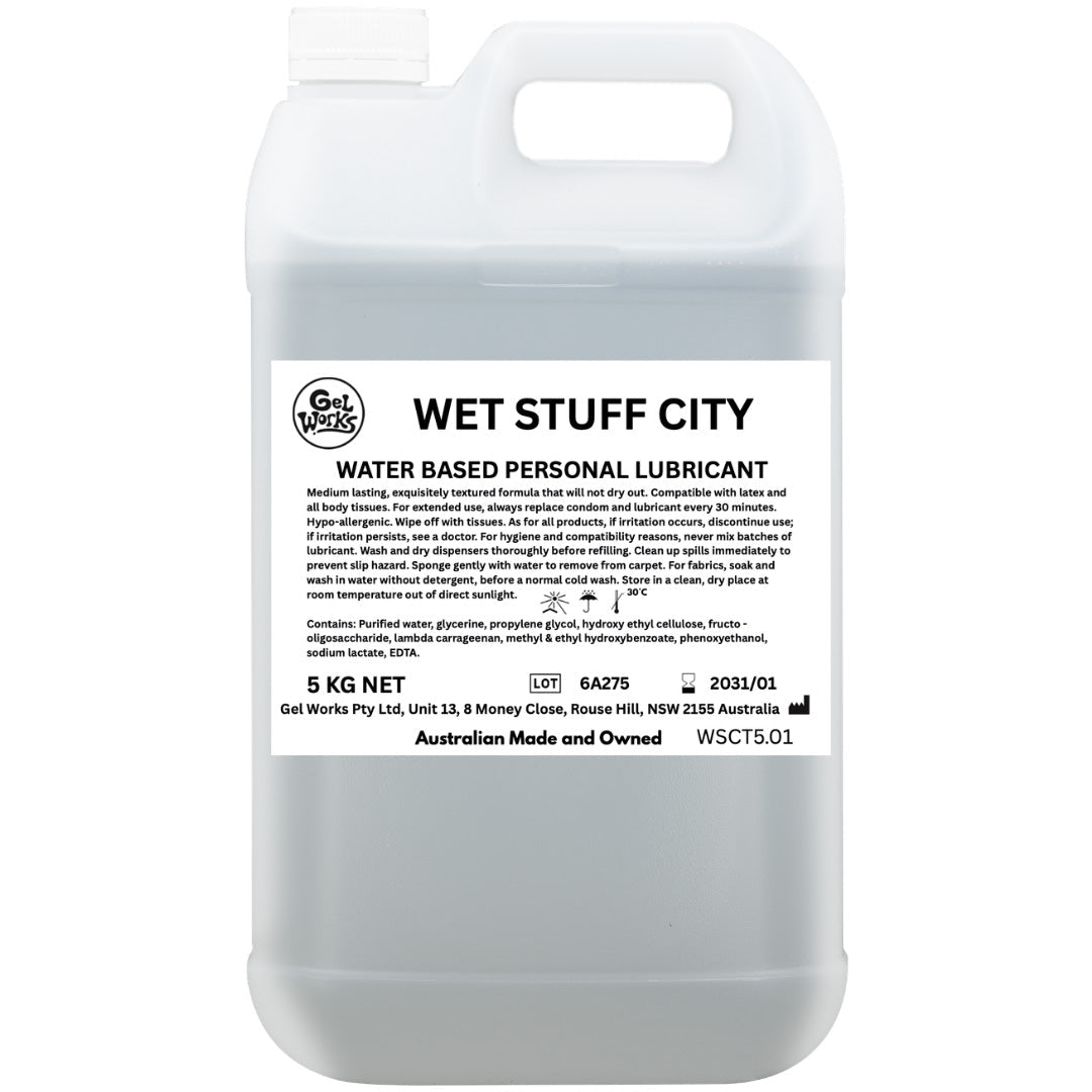 Wet Stuff City Professional Water Based Lubricant 5kg - LUBES-LOCAL